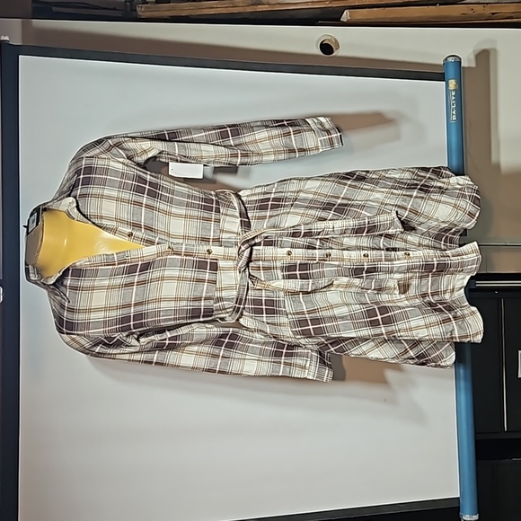 Mexx Plad Shirt Dress Size M NWT - Picture 1 of 6